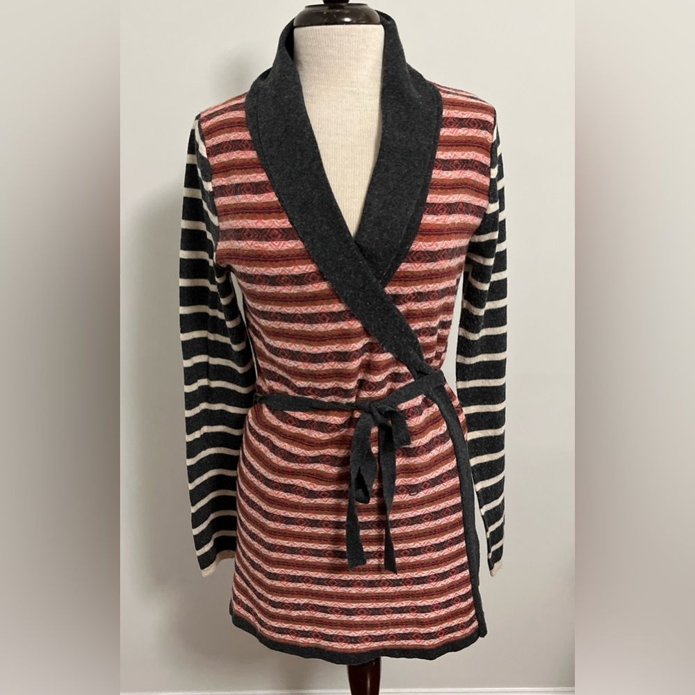 THML Belted Wrap Sweater Cardigan